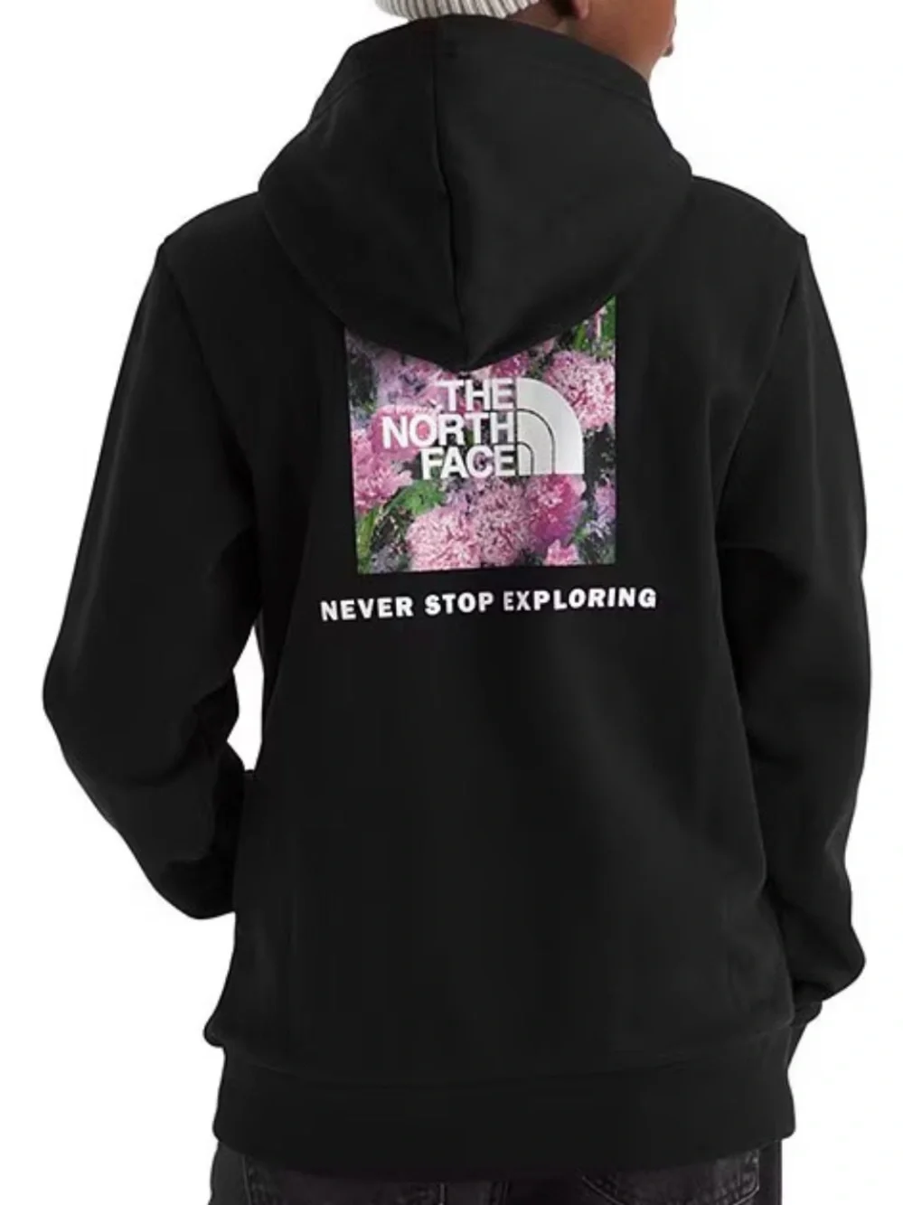 The North Face Teen Unisex Evolution Box NSE Pullover Hoodie Sz S (7/8) NWT